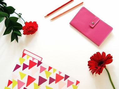 lovely flatlay with carnations on susi kaeufer coach website